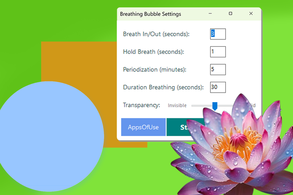 BubbleBreathing App